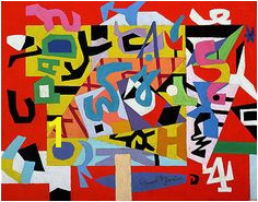 New York Mural Stuart Davis Pad No 4 1947 Stuart Davis