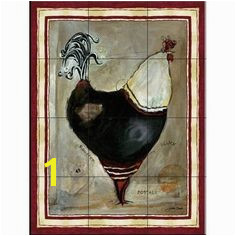 Tile Mural French Rooster I JG Google Search Rooster Kitchen Kitchen Backsplash