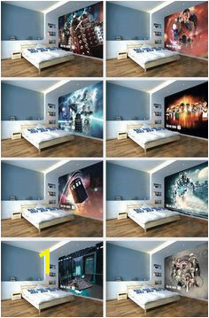 Doctor Who Wallpaper Mural – New Tardis Interior but for a gaming fandom room