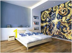 Exploding Tardis Mural wallpaper sticker Doctor Who Bedroom