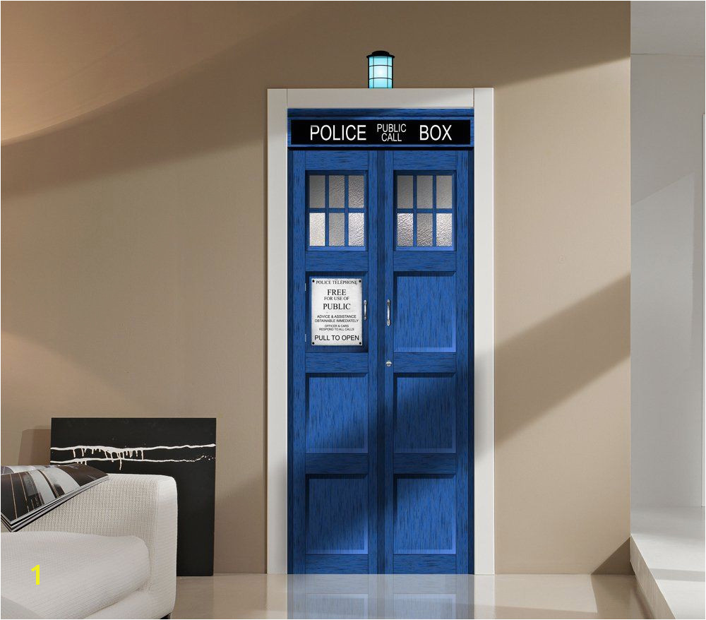 Amazon Doctor Who TARDIS Fathead style Door or Wall Decal Sticker Graphic USA Seller