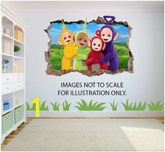 Teletubbies Effect Graphic Wall Vinyl Sticker Decal