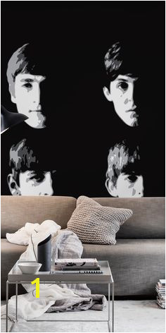 The Beatles wall mural from happywall wallpapers happywall mural wallmural wallpaper