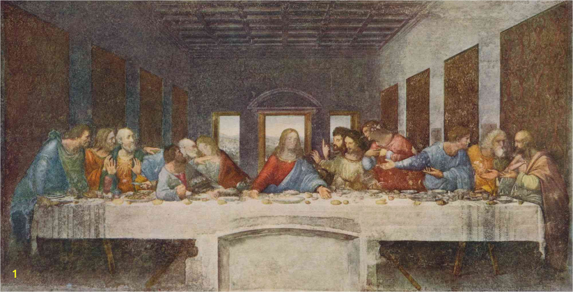 The Last Supper 1494 1498 Artist Leonardo Da Vinci