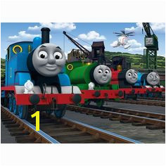 Walltastic Thomas the Tank Engine and Friends Wallpaper Mural from Walltastic part of the Thomas the