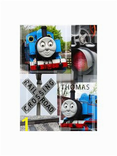 Limited Edition Thomas the Train Wall Print Wall Collage Wall Art Digital Wall