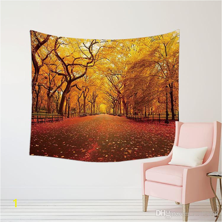 Home Decor Wall Tapestry Modern Beautiful Trees 3D Printing Art Hanging Carpets European American Living Room Art Wall Blankets Tie Dye Tapestry Wall