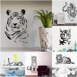 tiger decal The New Animal Leopard Creative Personality Decorative Vinyl Stickers Tiger Wall Decal Art Mural Home Decor