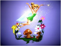 Flying Little Tinkerbell Murals Design Ideas