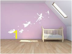 ON SALE OFF Peter Pan wall decal sticker fantasy fairytale mural childrens nursery magic tinker bell mural wall art