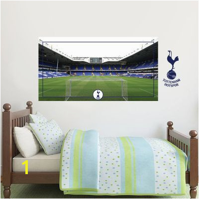 Tottenham Hotspur Football Club Stadium Behind The Net Mural & Spurs Wall Sticker Set wall