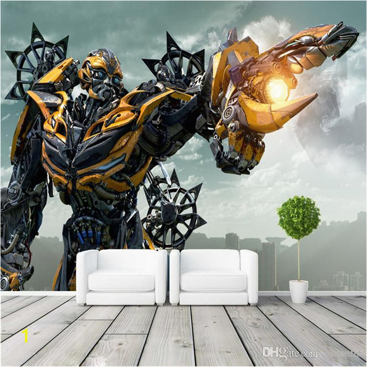 Transformers Bumblebee Wall Mural wall art Wallpaper Designer wall stickers Children s room Bedroom Custom