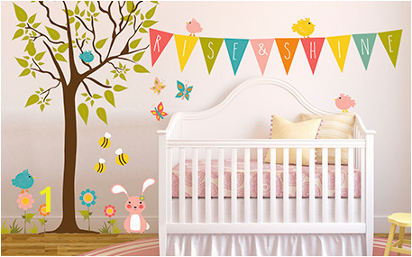 Tree Murals for Baby Nursery Nursery Wall Decals & Kids Wall Decals