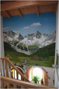 Wandmalerei und Illusionsmalerei Landschaft Atelier Izek Robert Przysucha · Murals & Trompe L oeil