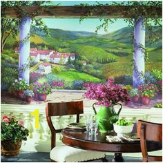 Italian Villa Wall Mural Cheap Wall Murals Mural Wall Travel Wall Decor Italian