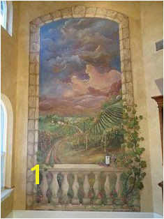 Mediterranean Home Italian Mural Design Remodel Decor and Ideas Tuscandesign Living