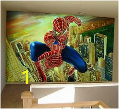 Spiderman Huge Wallpaper Superhero Decoration Ideas for Boy s Room