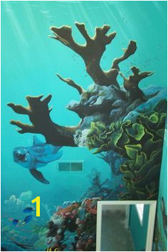 under the sea mural idea as seen on