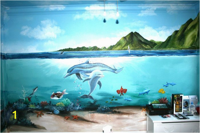 Underwater Bedroom Mural Idea in Berkeley CA