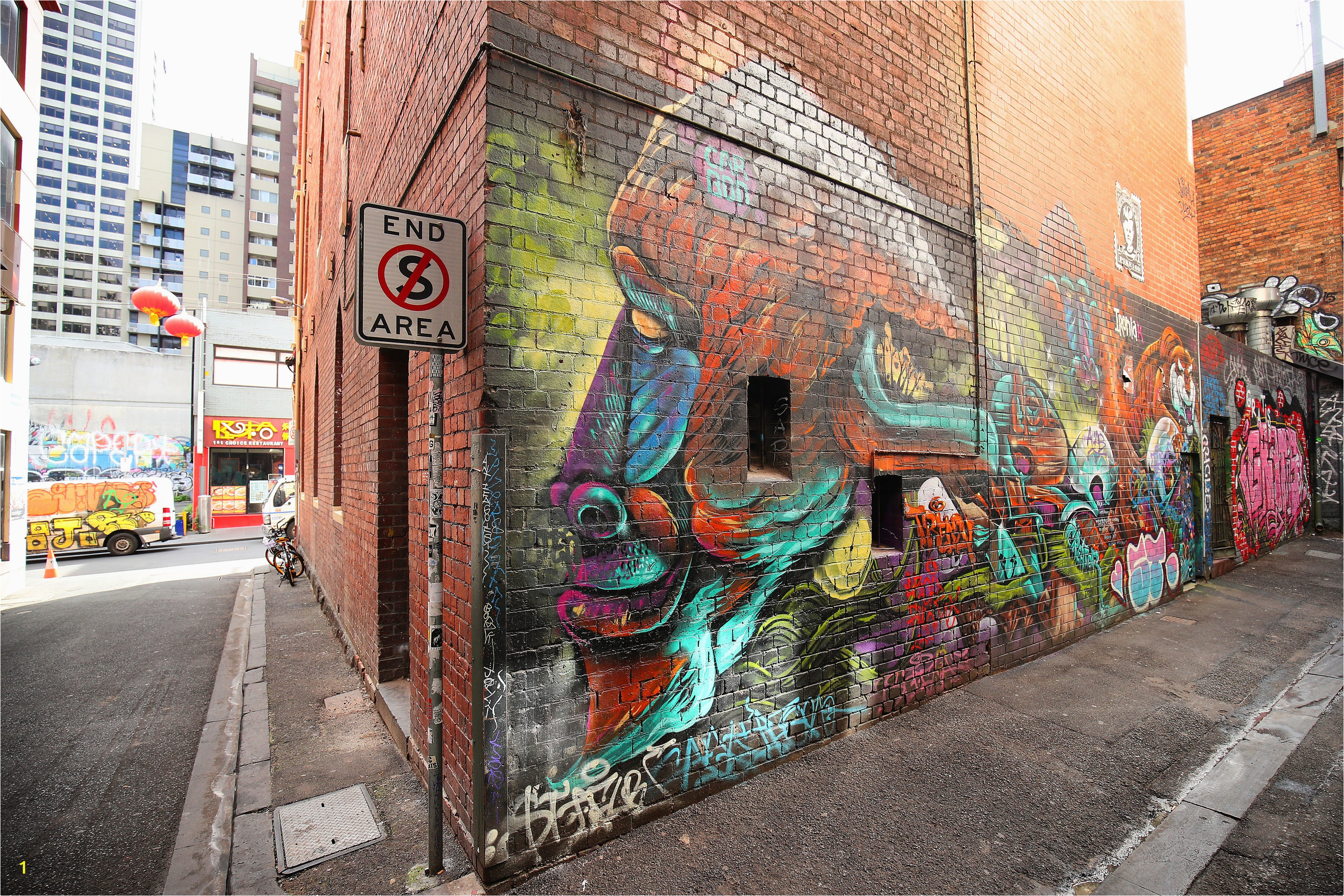 Croft Alley Melbourne Street Art 2017 photo credit Graham Denholm