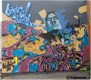 Wall Art by The Kid Belo behind The Camera Store 802 11th Ave SW Calgary