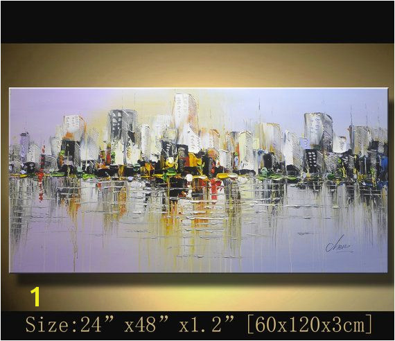 Wall Murals Cityscapes Wall Art Cityscape Abstract Multi Colored Modern Textured Landscape