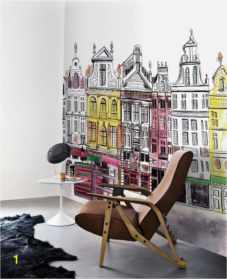 Brussels Wall mural Wallpaper wall Home decor Fototapet Valokuvatapetit City