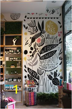 Leah Duncan Wall Murals The Body Shop Arte Nas Paredes Wall Drawing Wall Design