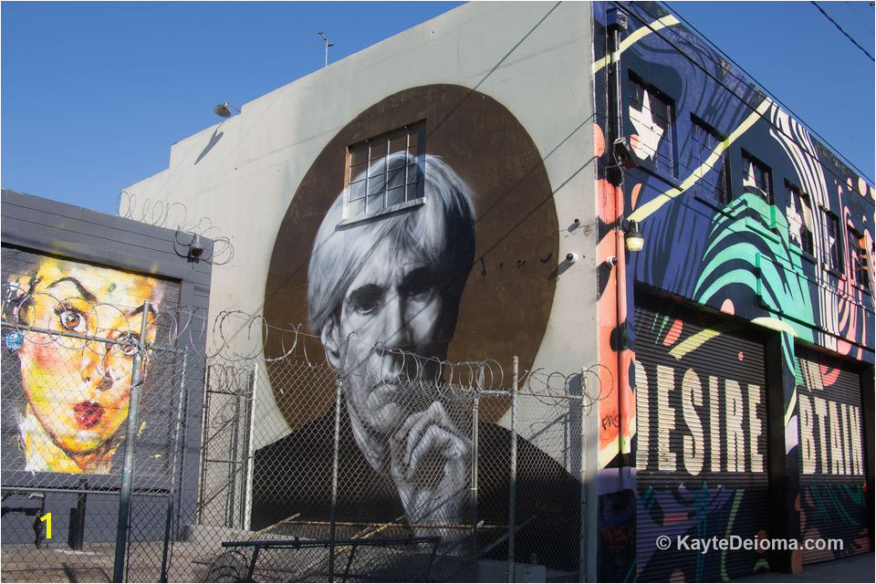 Murals in the Downtown Los Angeles Arts District