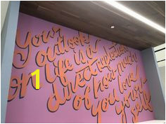 e of two murals designed for lululemon athletica store in Fashion Valley Mall San Diego CA