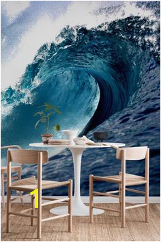 Wave wall mural from happywall wallpapers hawaii happywall surf mural