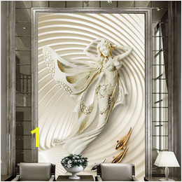 Wallpaper European Style 3D Stereoscopic Fashion Sculpture Wall Mural Living Room Hotel Entrance Hall Backdrop Wall Decor
