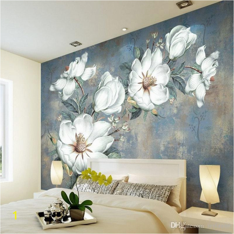 Custom Flowers Wallpaper 3D Retro Rose Murals For The Living Room Bedroom TV Background Wall Waterproof Papel De Parede Pc Desktop Wallpaper Pc Wallpaper