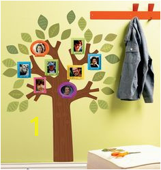 Wallies Peel & Stick Vinyl Wall Art Fun Family Tree A charming way to