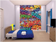 A stunning Walltastic Wallpaper Mural to add colour to a bedroom Available from Go Wallpaper UK