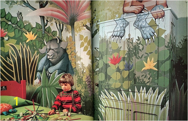 Wild Rumpus Mural · Wild Things Bedroom