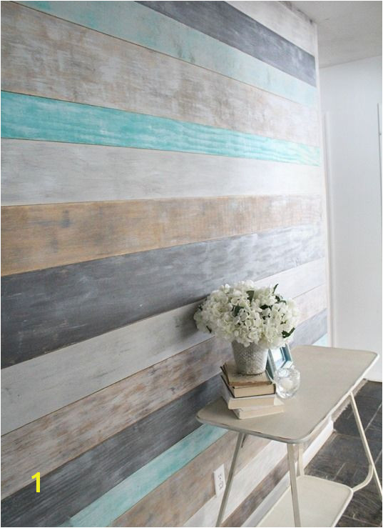 How to DIY a Wood Planked Accent Wall DIY Wood Wall