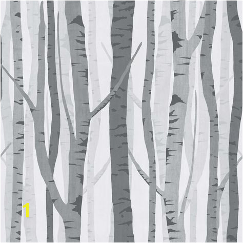 Wilko Trees Wallpaper Black Grey WP at wilko