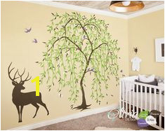 Baby nursery Willow Tree vinyl wall decal Tree sticker wall decor NT017B