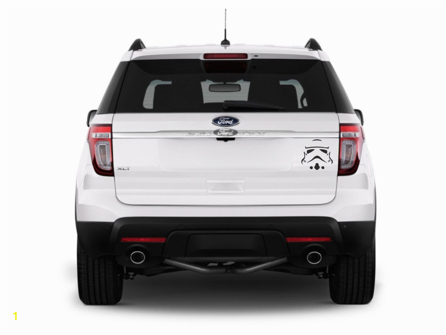 Sci fi art inspired by Star Wars Stroemtrooper vinyl car decals rear window decals