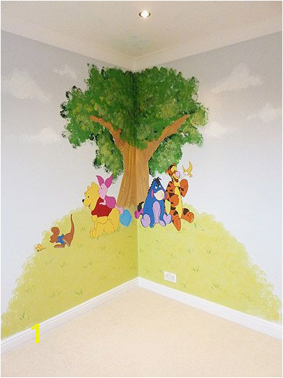 Winnie the Pooh Wallpaper Murals Winnie the Pooh and Friends Corner Feature Wall Mural