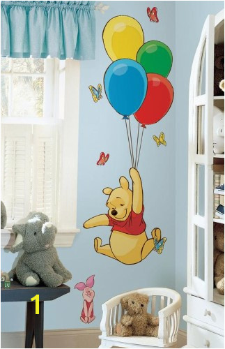 Winnie the Pooh Pooh & Piglet Peel & Stick Giant Wall Decal 18 x 40in