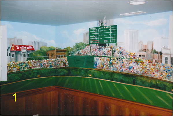 Attractive Wrigley Field Mural Northwest Chicago Suburban Artist Kate Tully Fine Art Murals Part 4