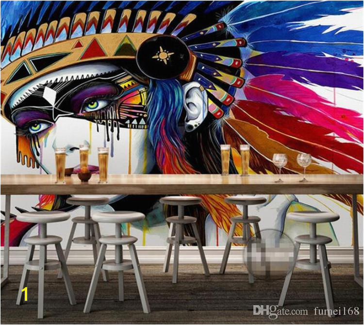 Wwe Wall Mural European Indian Style 3d Abstract Oil Painting Wallpaper Murals for Tv Background Wall Paper Home Decor Custom Size Mural