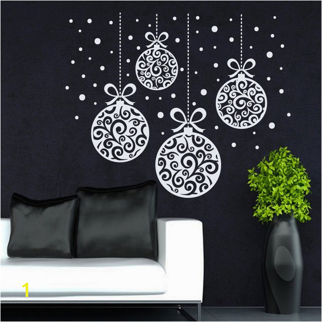 Xmas Wall Murals Us $12 85 Christmas Home Window Art Decorative Wall Sticker Merry Christmas Decoration Vinyl Removable Wall Mural Mc102 In Wall Stickers From Home &