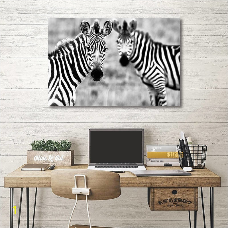 Highland Cow Prints Posters Wall Art for Living Room Bedroom Decoration Animal Canvas Painting Rhinoceros Zebra Picture No Frame in Painting & Calligraphy