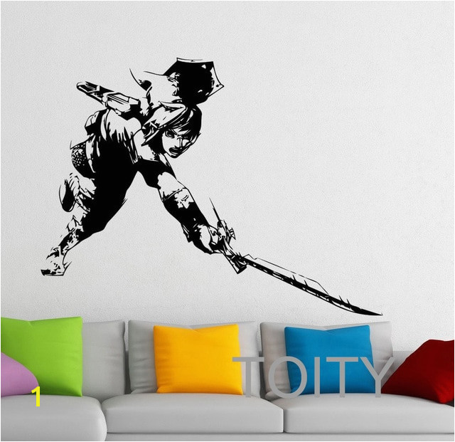 Zelda Wall Mural Princess Zelda Wall Vinyl Sticker Legend Of Zelda Video Game Decal