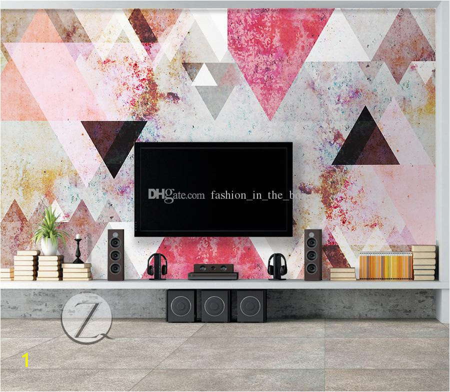 3d Abstract Wall Mural 3d nordic Wallpaper Abstract Geometry Wall Mural 3d Wallpaper Vintage Oil Painting Bedroom Ceiling Wall Art Ceiling Room Decor Landscape