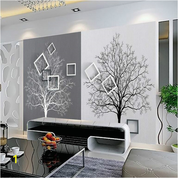 3d Murals On Walls Großhandel 3d Wall Paper Rolls Wallpaper Für Wände 3d Murals Hd Schwarzweiss Baum Einfache 3d Tv Hintergrundbild Heimwerker Arkadi Von Arkadi $30 85