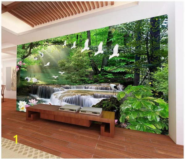 3d Photo Wall Murals 3d Wallpaper Custom 3d Wall Murals Wallpaper Dream Mori Waters Landscape Painting Living Room Tv Background Wall Papel De Parede Wallpaper High